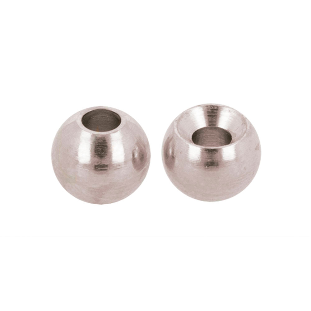 BOLAS LATON BAETIS 5,5 mm PERLA/PLATA 20 ud