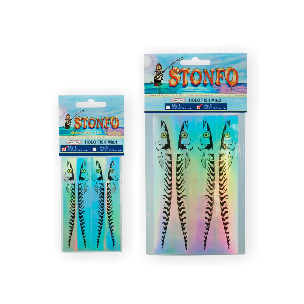 Comprar Adhesivo holográfico Stonfo big fish 85x138mm Adhesivo holográfico Stonfo big fish 85x138mm