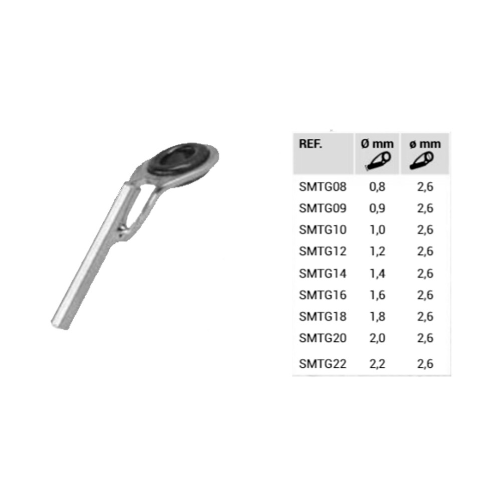 ANILLA DE PUNTA SEA MONSTERS SILVER 2,2 MM