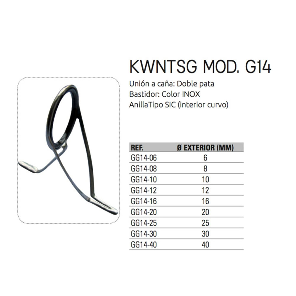 ANILLA KWNTSG MOD. G14  DIAM 16 MM