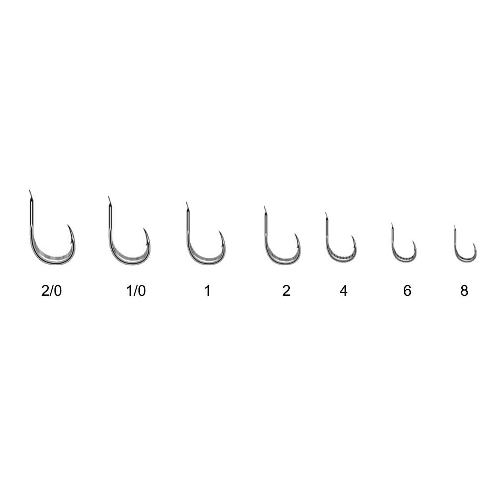 ANZUELO VMC 7126 BN CHINU SPADE END Nº02 (12 Pcs)