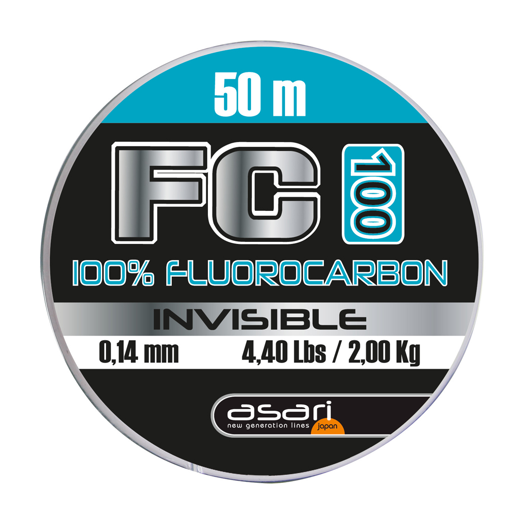 Asari FC-100 Fluorocarbon 50m - 0,37mm