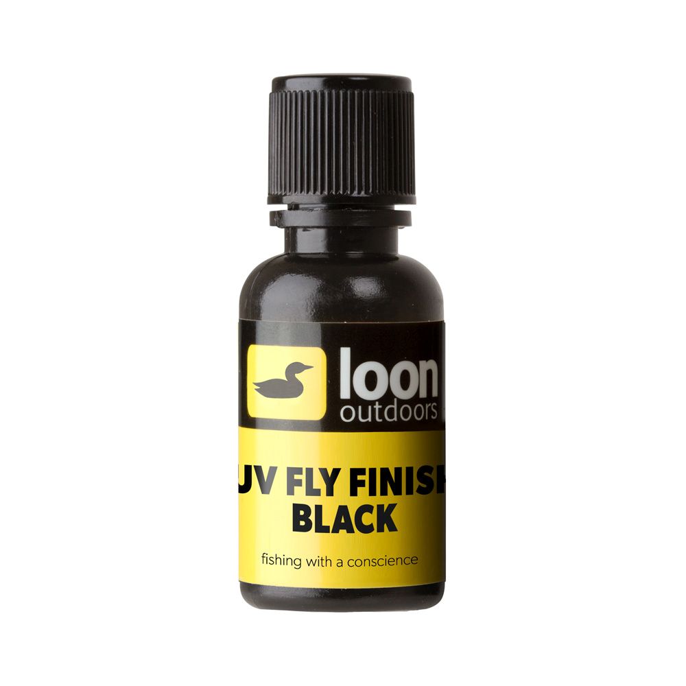 Barniz Loon UV fly finish - black