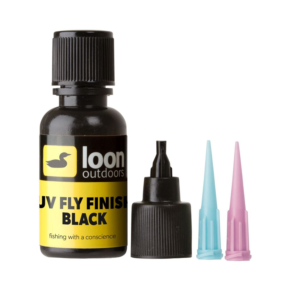 Barniz Loon UV fly finish - black