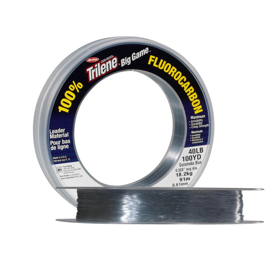 BIG GAME FLUORO LEADER 75YD 80LB CLEAR