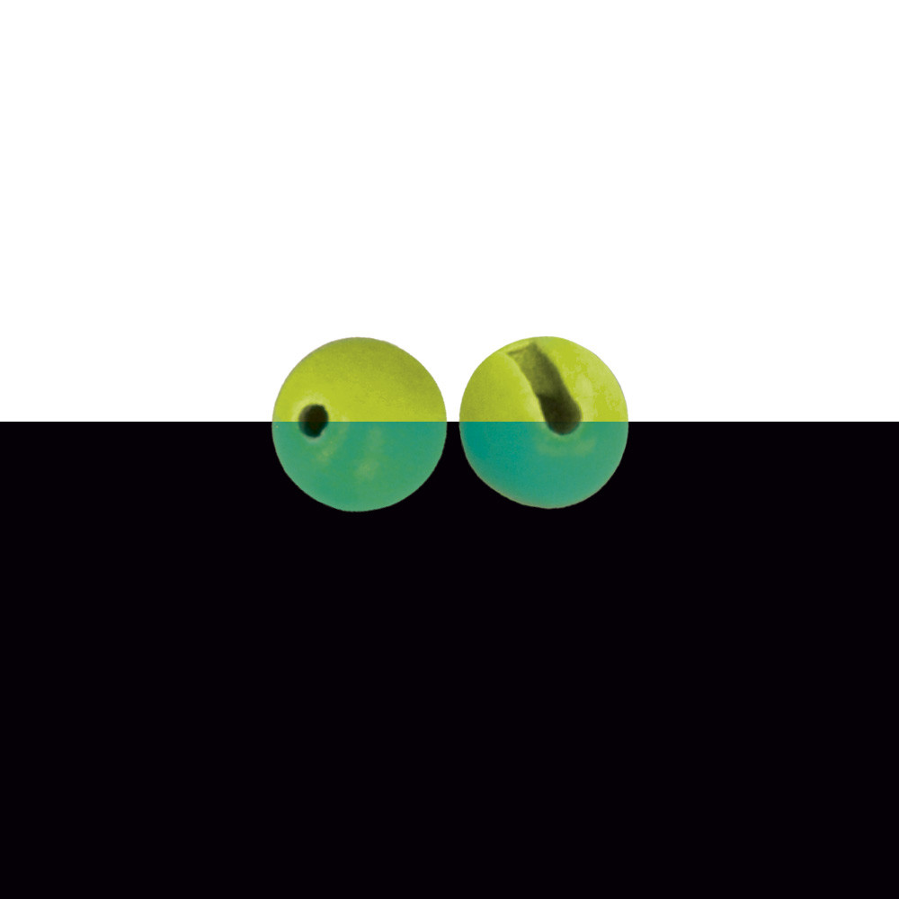 CABEZAS TUNGSTENO PLUS GLOW CHARTREUSE 2.8 mm 20 ud.