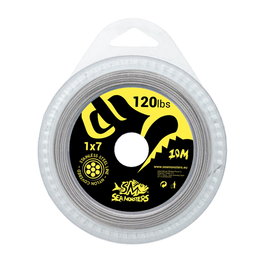 CABLE ACERO 1X7 SEA MONSTERS 10 LB