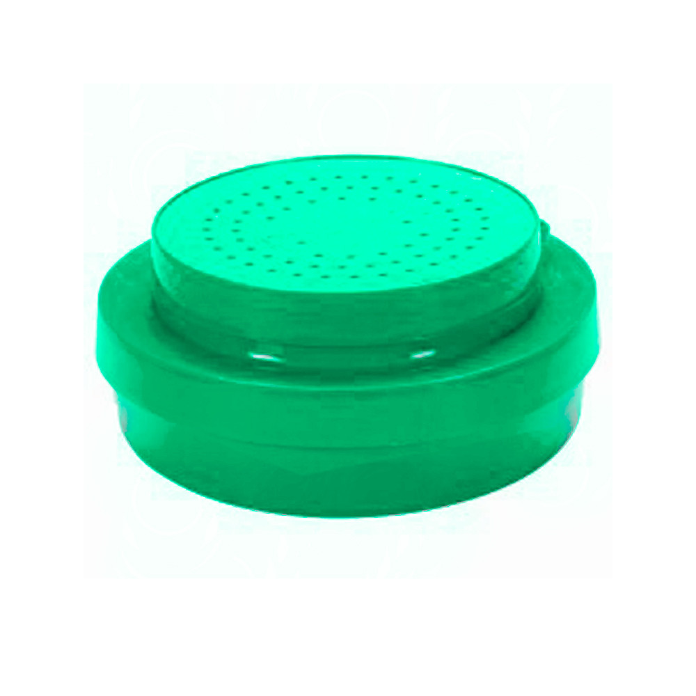 CAJA REDONDA PORTACEBOS CON TAPA 0.5 LITROS