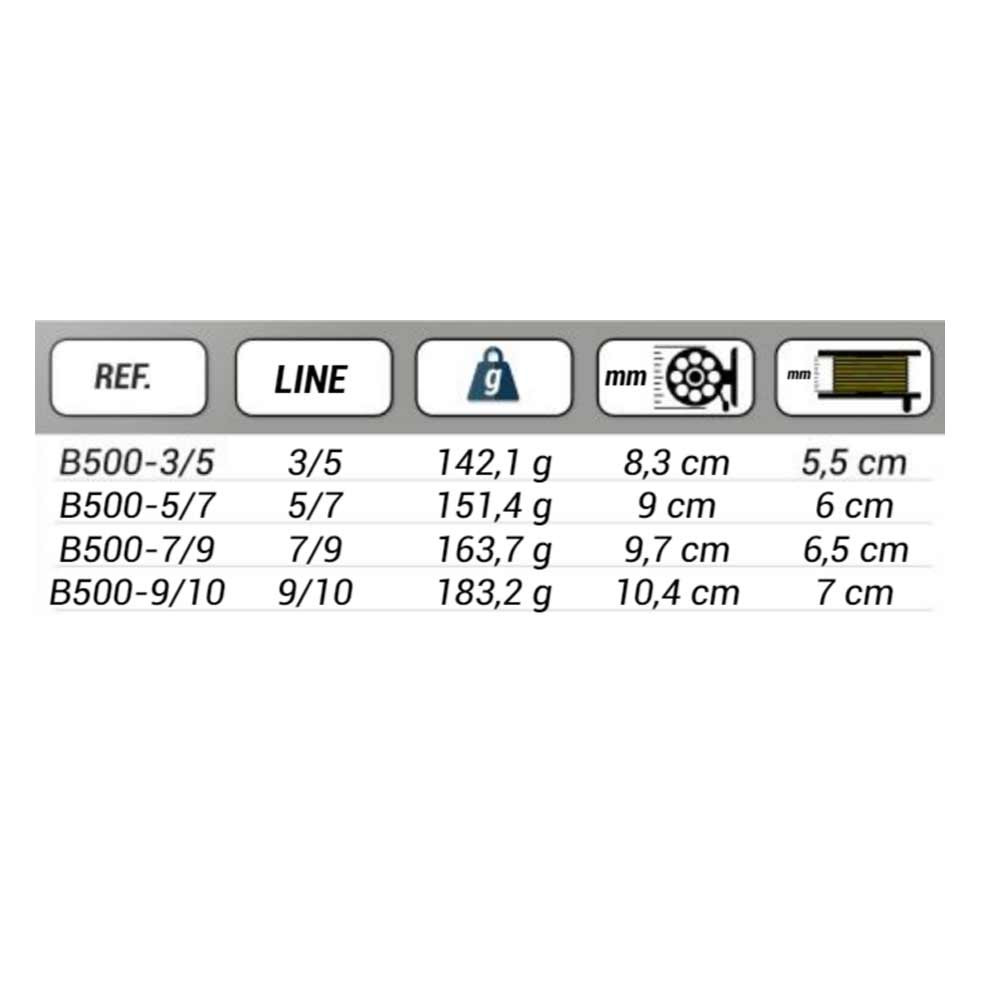 Comprar CARRETE BAETIS B500 5/7 CARRETE BAETIS B500 5/7
