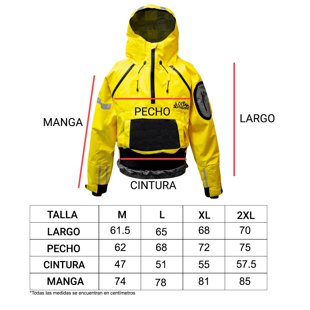 CHAQUETA TRANSPIRABLE SPINNING SEA MONSTERS L