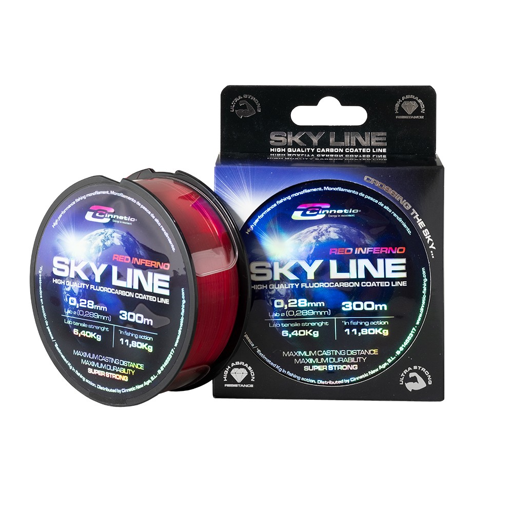 Cinnetic Sky Line red inferno 300m 0,20