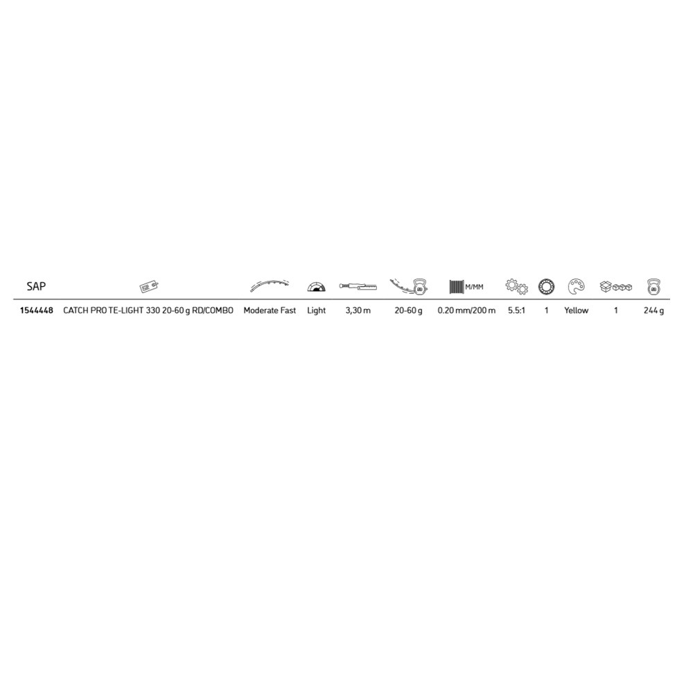 Comprar Combo Mitchell Catch Pro Tele Light 330 20-60G RD Combo Mitchell Catch Pro Tele Light 330 20-60G RD