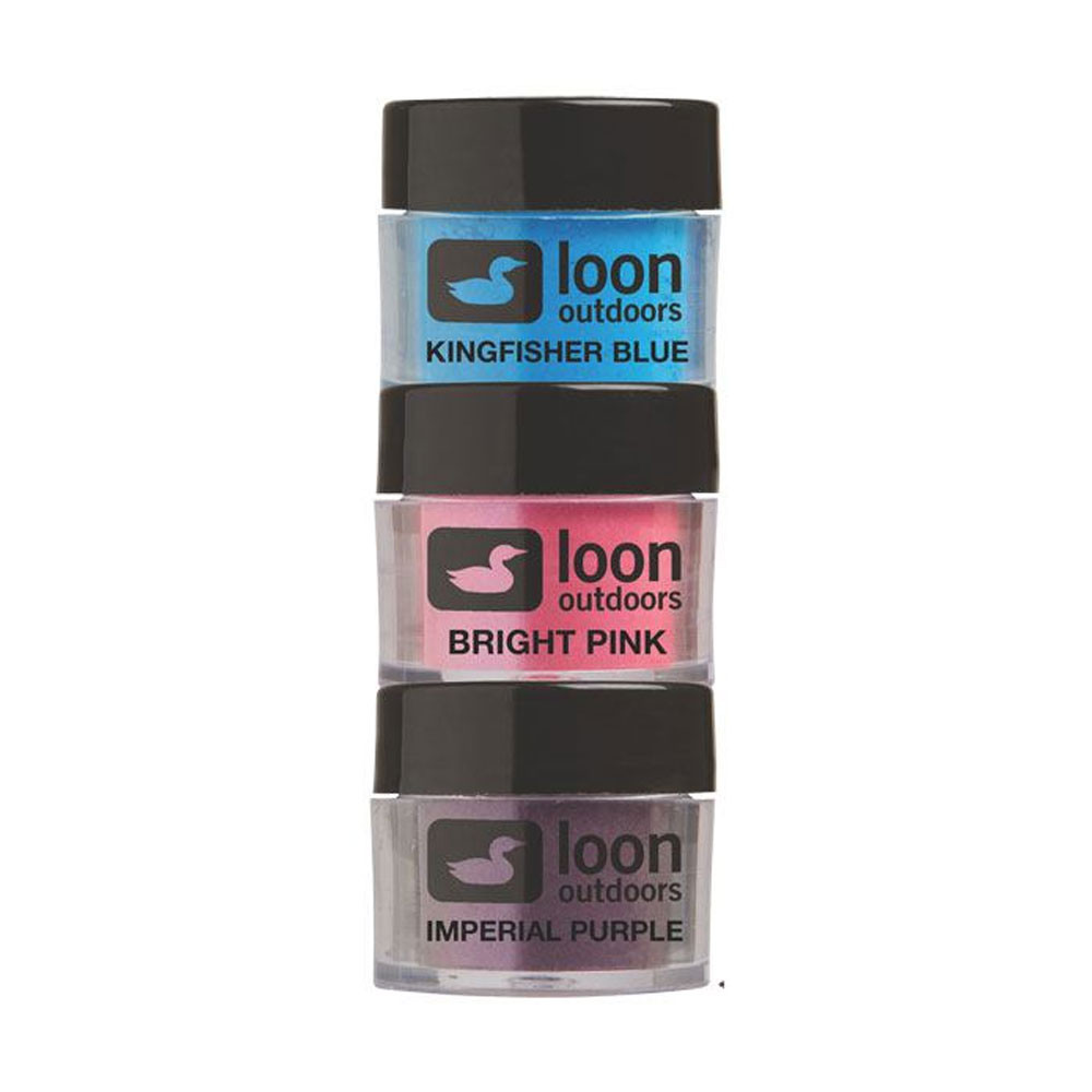 FLY TYING POWDERS LOON BRIGHT SERIES