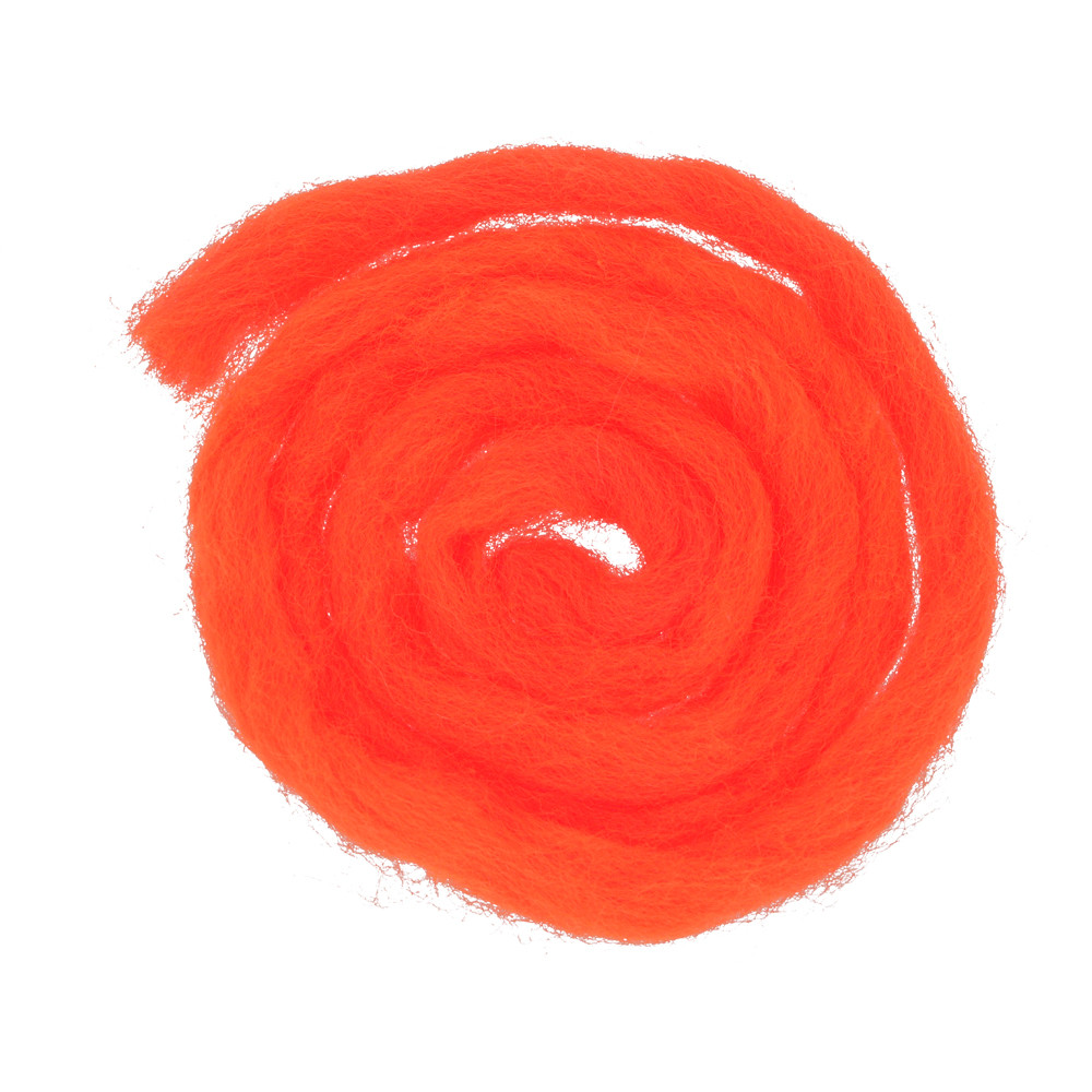 Glo Bug Yarn Baetis Fluo Fire Orange