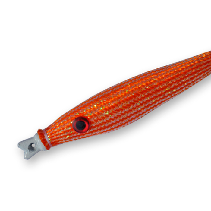 LEAD squid jig GLAVOC 10 gr - 40 mm ORANGE