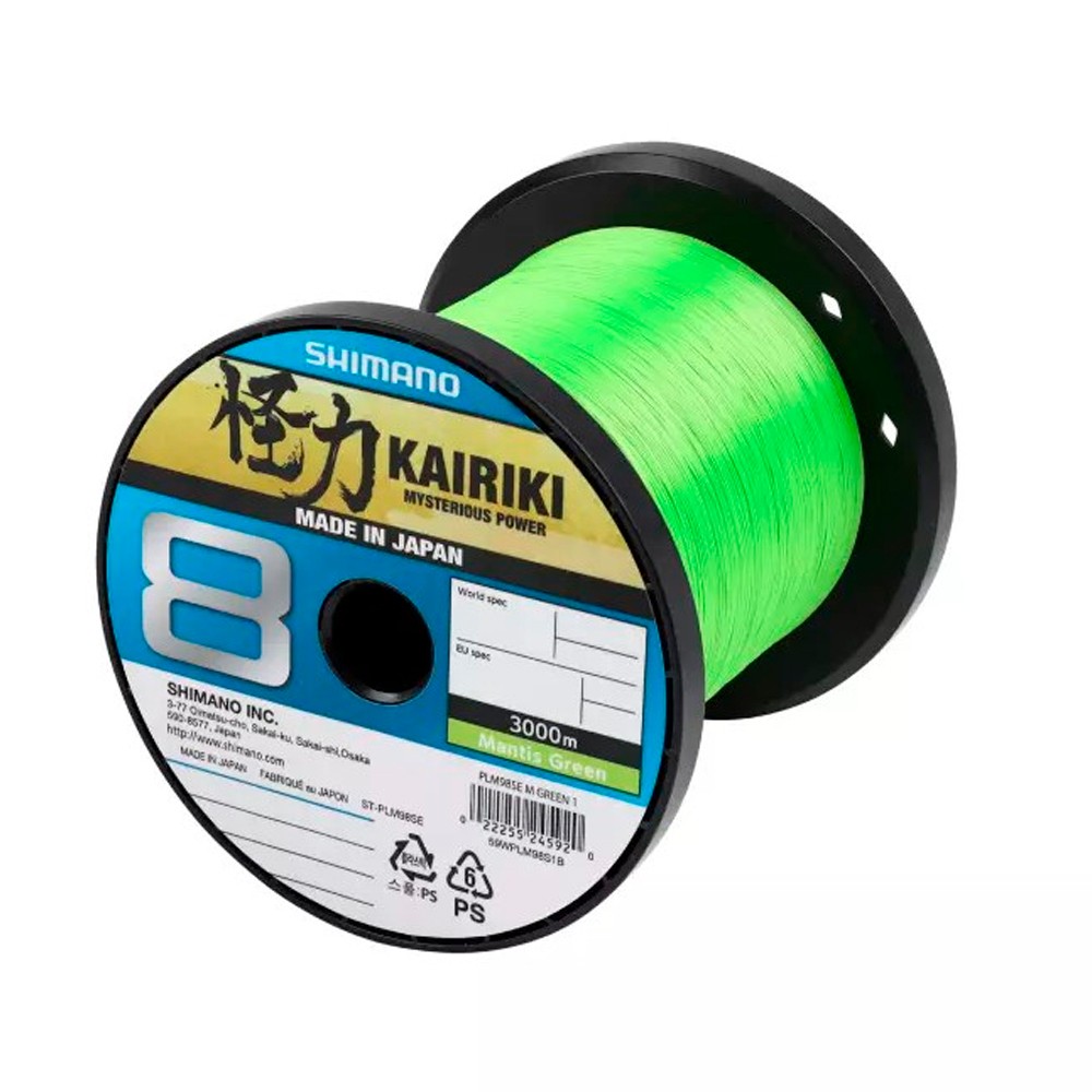 Comprar Línea Shimano Kairiki 8 3000m 0.06mm 5.3kg green Línea Shimano Kairiki 8 3000m 0.06mm 5.3kg green