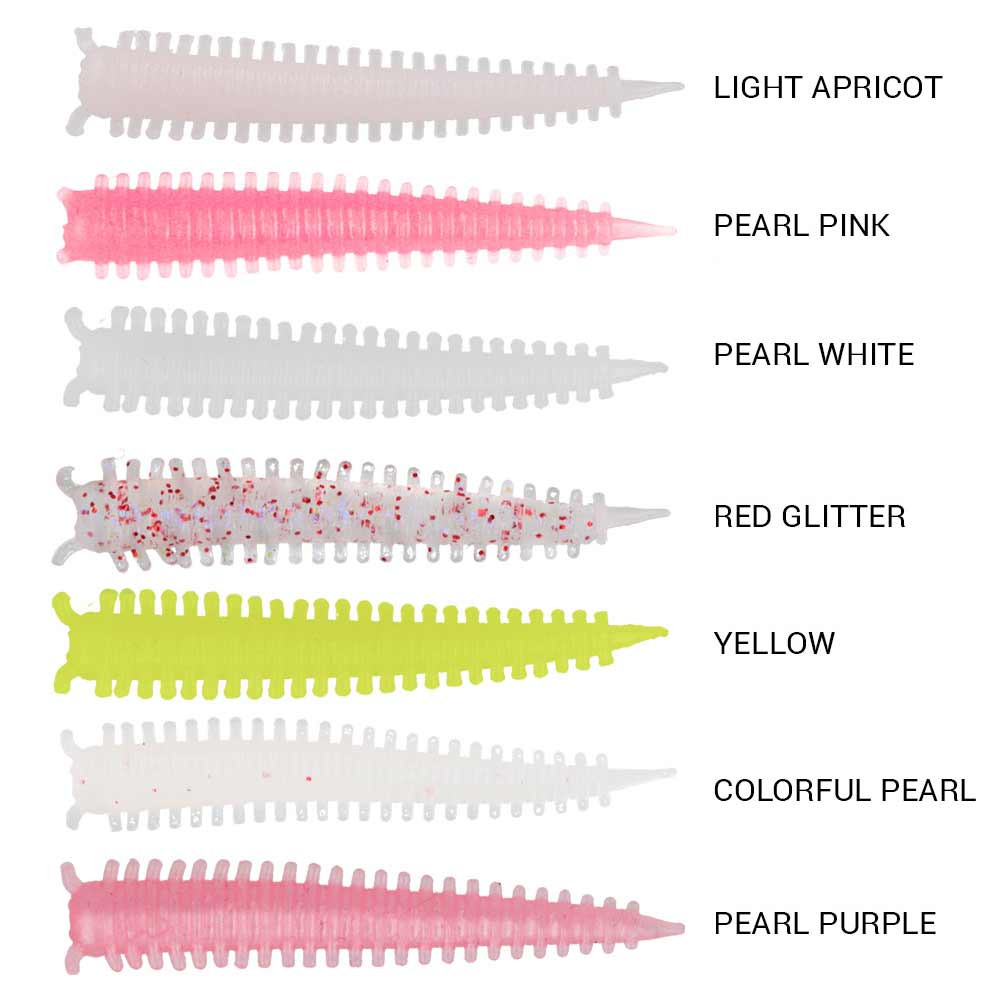 MINI BAIT SEA MONSTERS 4,5 CM COLORFUL PEARL  8 PC