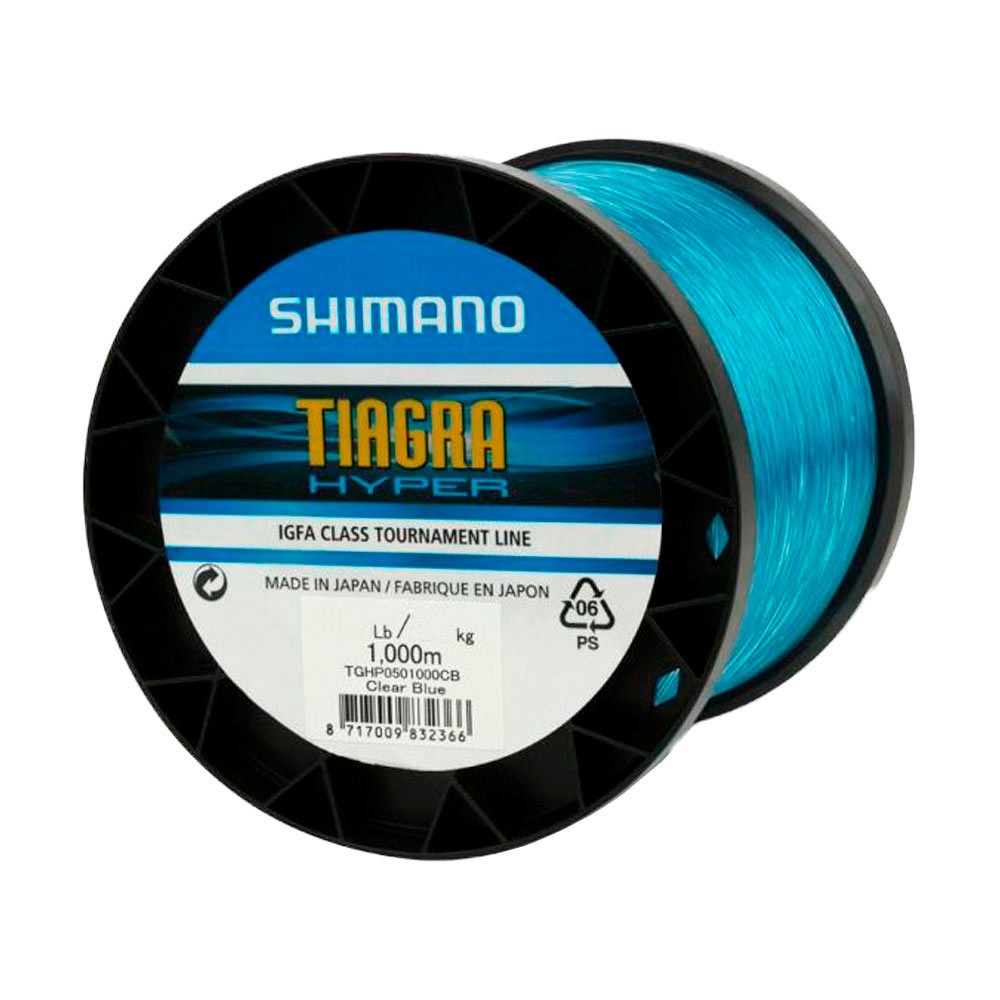 Nylon Shimano Tiagra Hyper Trolling IGFA 50lb 1000m 0.68mm clear blue