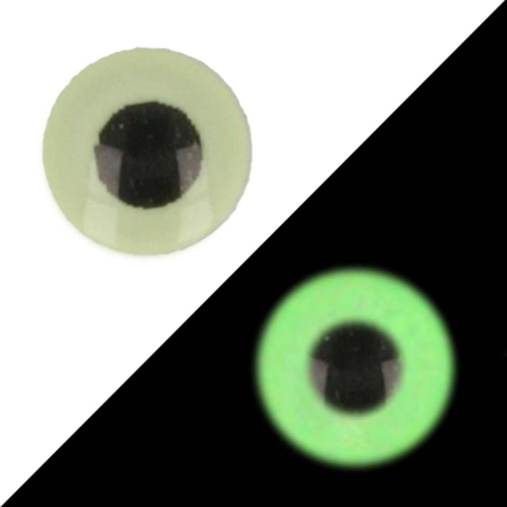 OJOS 3D BAETIS 4,5 mm GLOW/BLACK 20pc