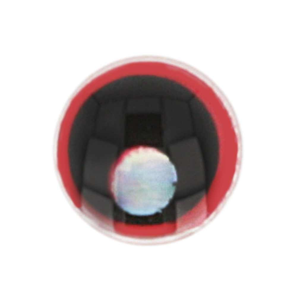 OJOS 3D BAETIS 4,5 mm RED/SILVER 20pc