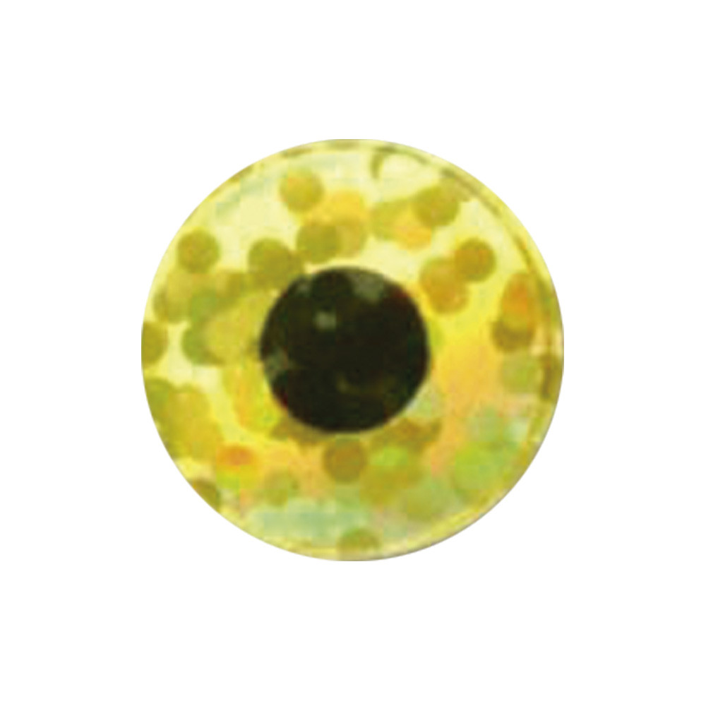 OJOS HOLOGRAFICOS 12.0 mm ORO 12 U.
