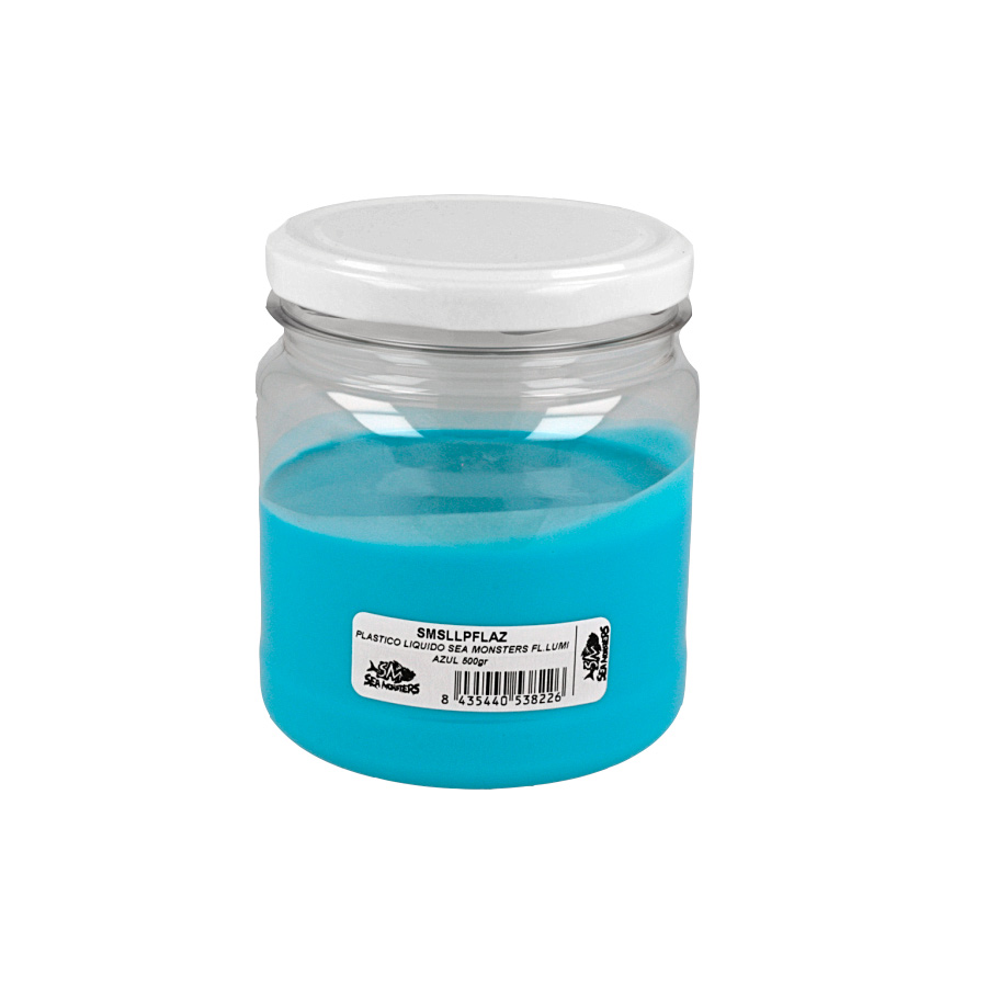 PLASTICO LIQUIDO SEA MONSTERS FL.LUMI AZUL 500gr