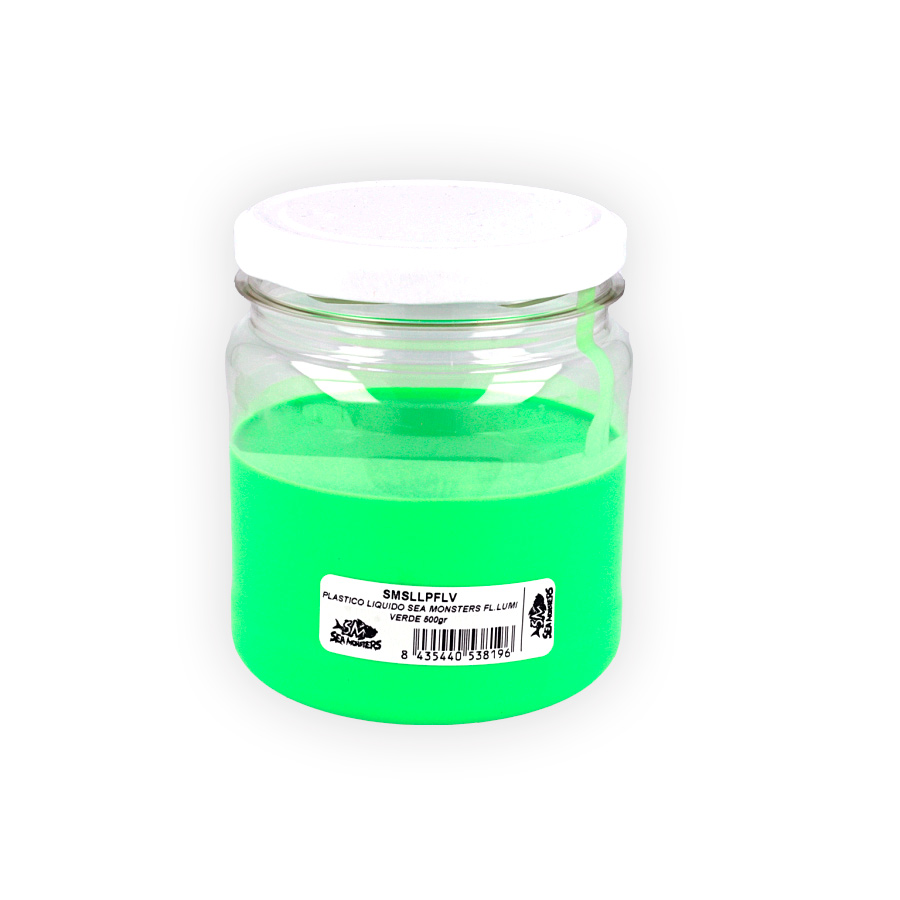 PLASTICO LIQUIDO SEA MONSTERS FL.LUMI VERDE 500gr