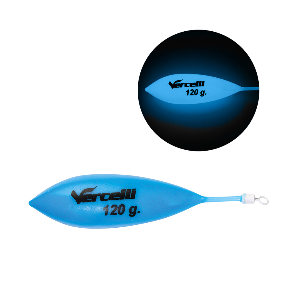 Plomo casting varilla Vercelli 105gr azul