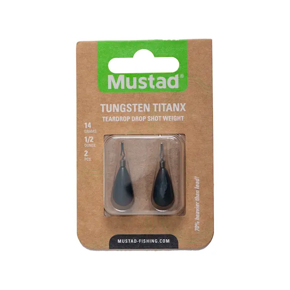 Comprar Plomo Mustad Tungsten TitanX Teardrop Dropshot 10.5 gr Plomo Mustad Tungsten TitanX Teardrop Dropshot 10.5 gr