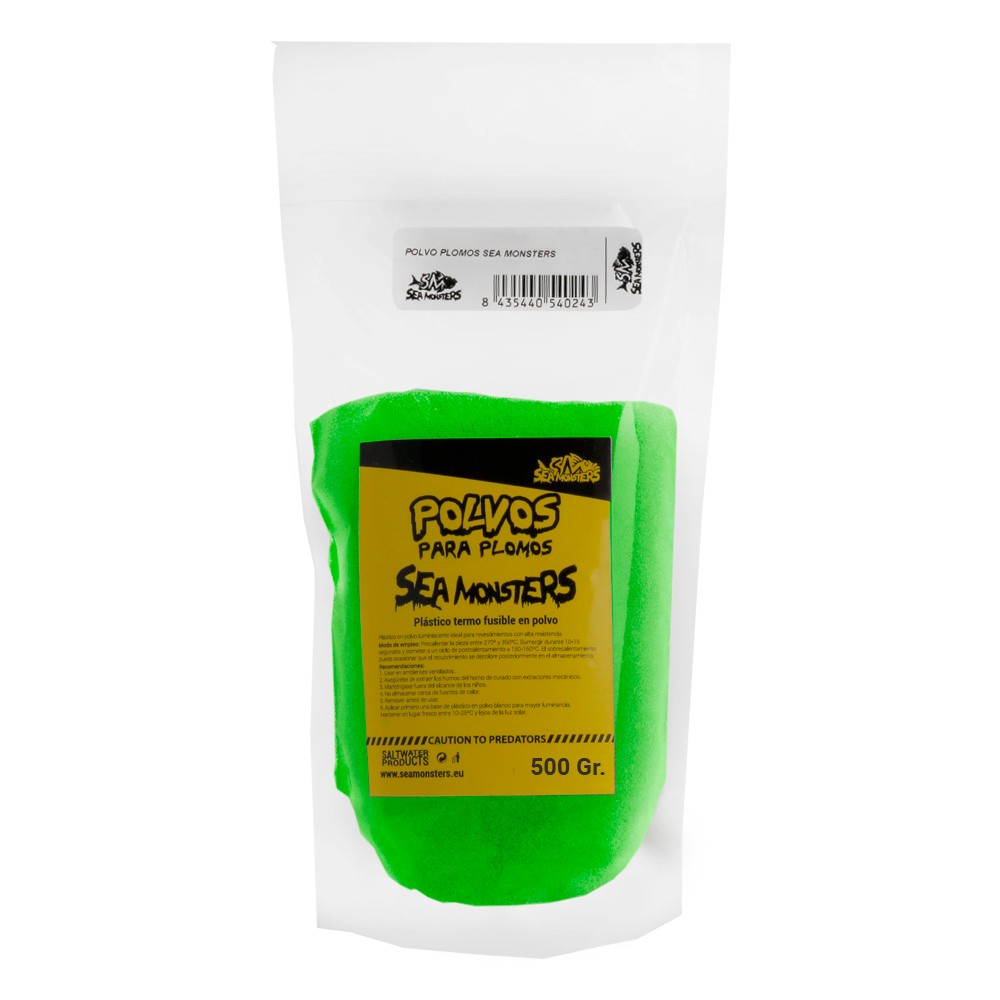 Polvos plomos Sea Monsters 500 gr Verde Chartreuse
