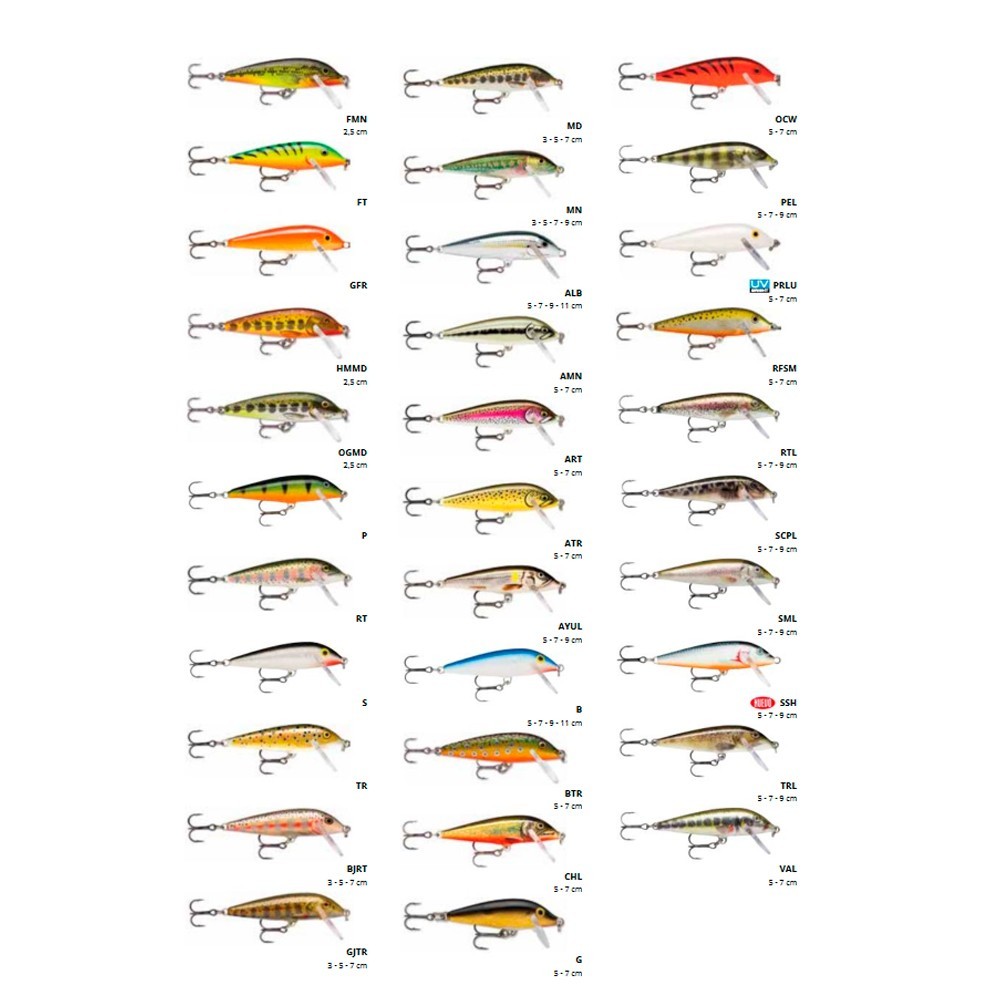 Señuelo Rapala Countdown CD07 7cm MD