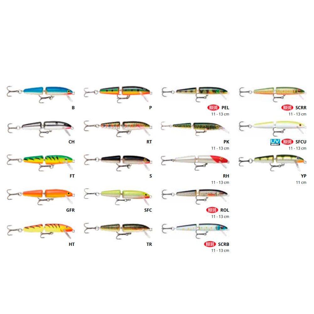 Comprar Señuelo Rapala Jointed 11cm FT Señuelo Rapala Jointed 11cm FT