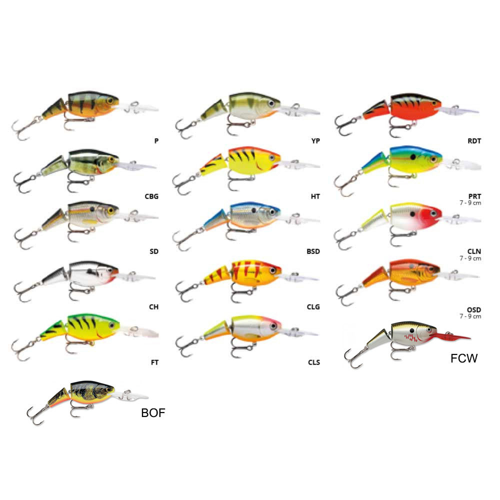 Comprar Rapala Jointed Shad Rap 7 CM CH Rapala Jointed Shad Rap 7 CM CH