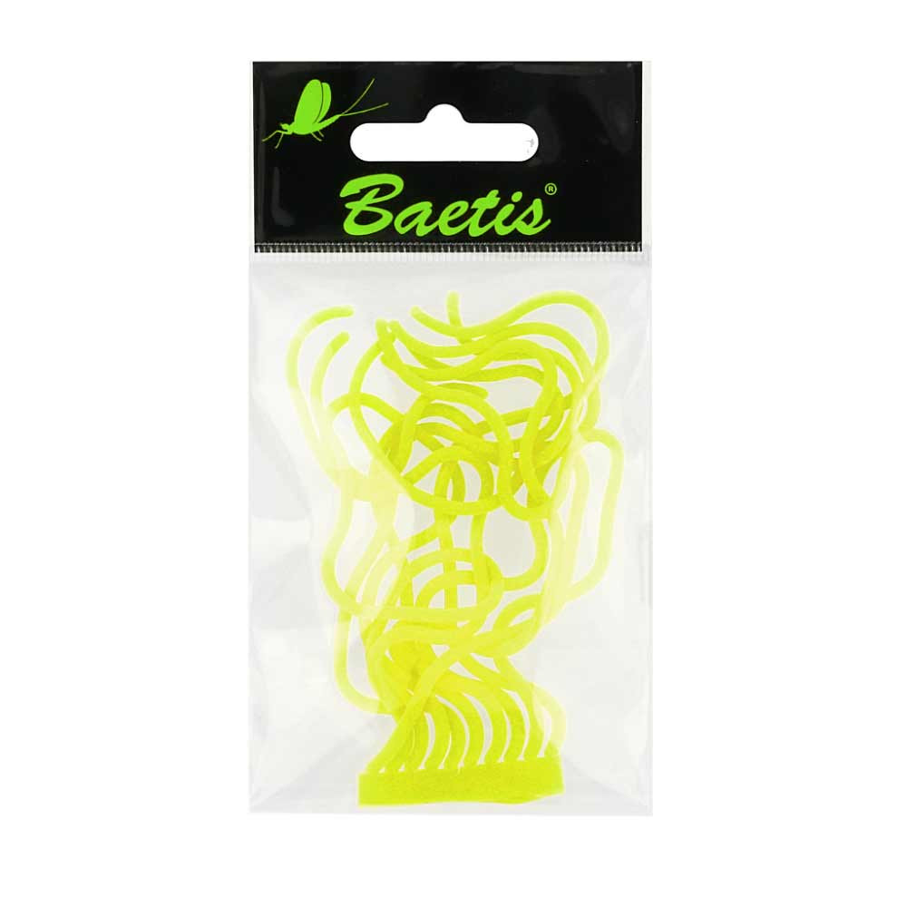 SAN JUAN BODY WORM - SQUIRMY LEGS BAETIS YELLOW