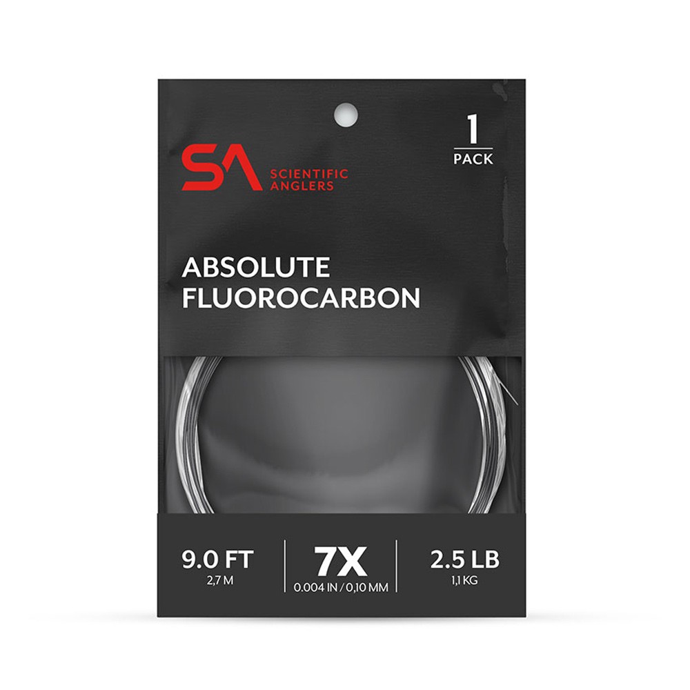 Scientific Anglers Absolute Fluorocarbon Leader 9´ 3X (0,20mm)