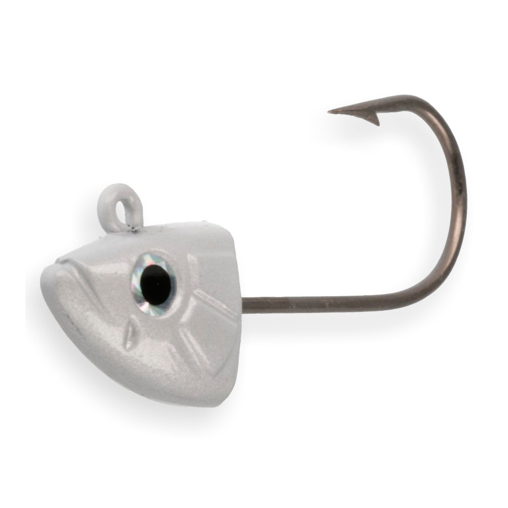 SEA MONSTERS FISH HEAD 8 G WHITE 2 ud.