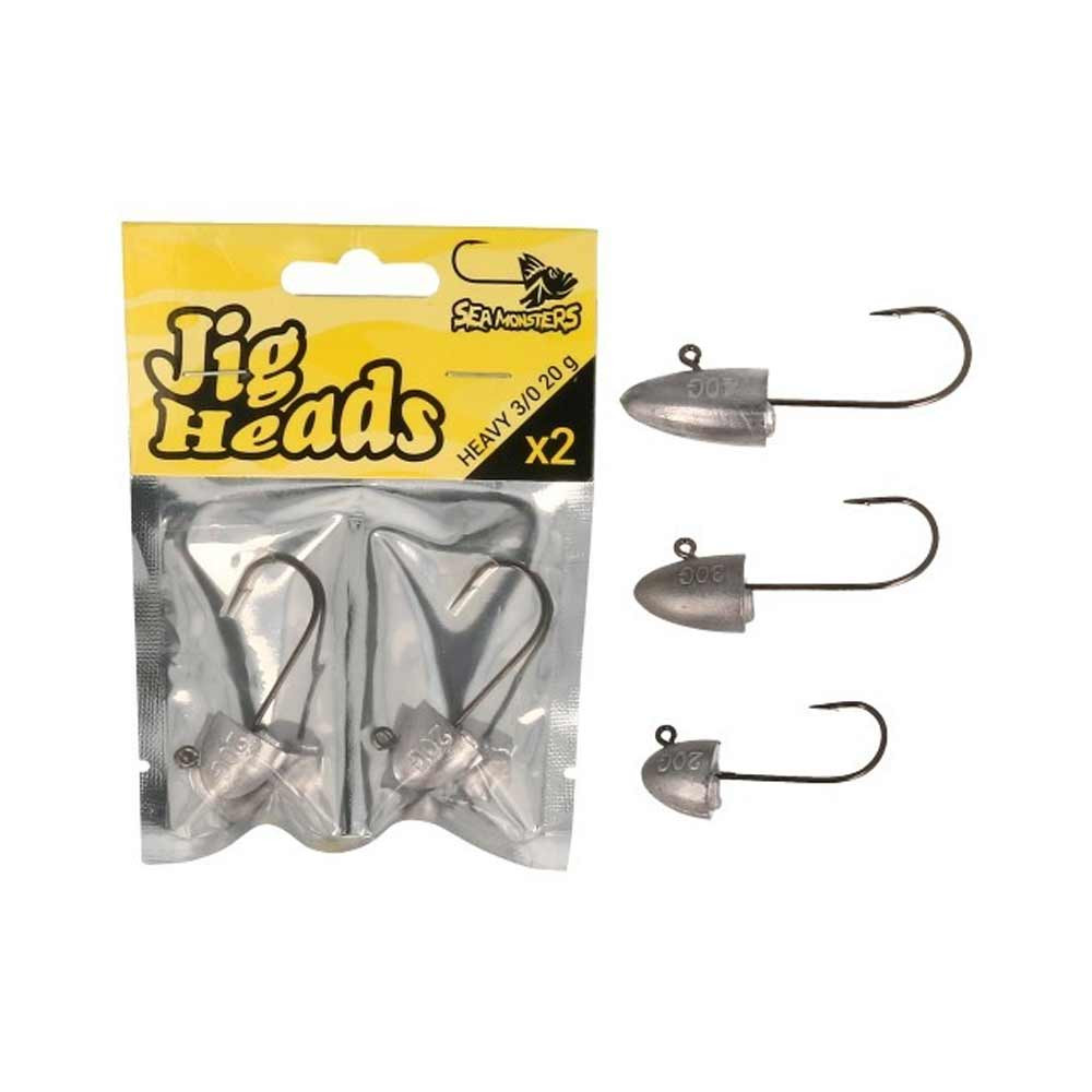 SEA MONSTERS JIG HEAD HEAVY 4/0 30g 2pcs