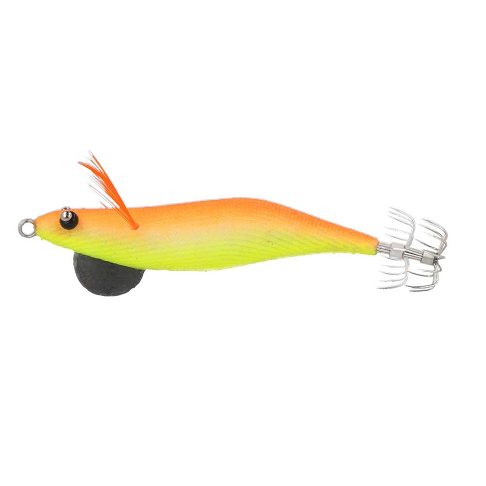 Señuelo artesano Sea monsters Egi-AS 1.5 2 hook orange yellow