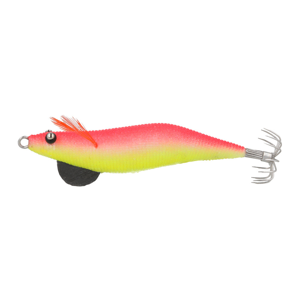 Señuelo artesano Sea Monsters Egi-As 2.2 red yellow