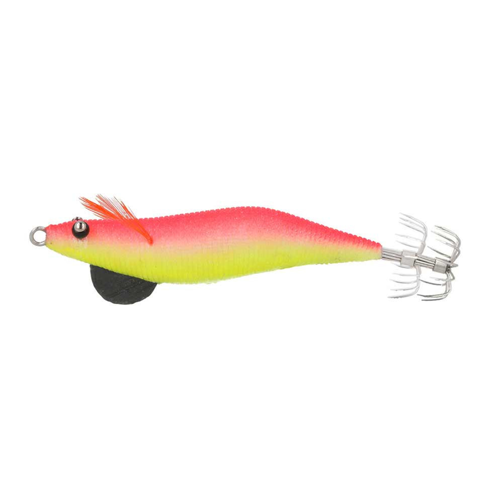 Señuelo artesano Sea Monsters Egi-As 2.5 red yellow