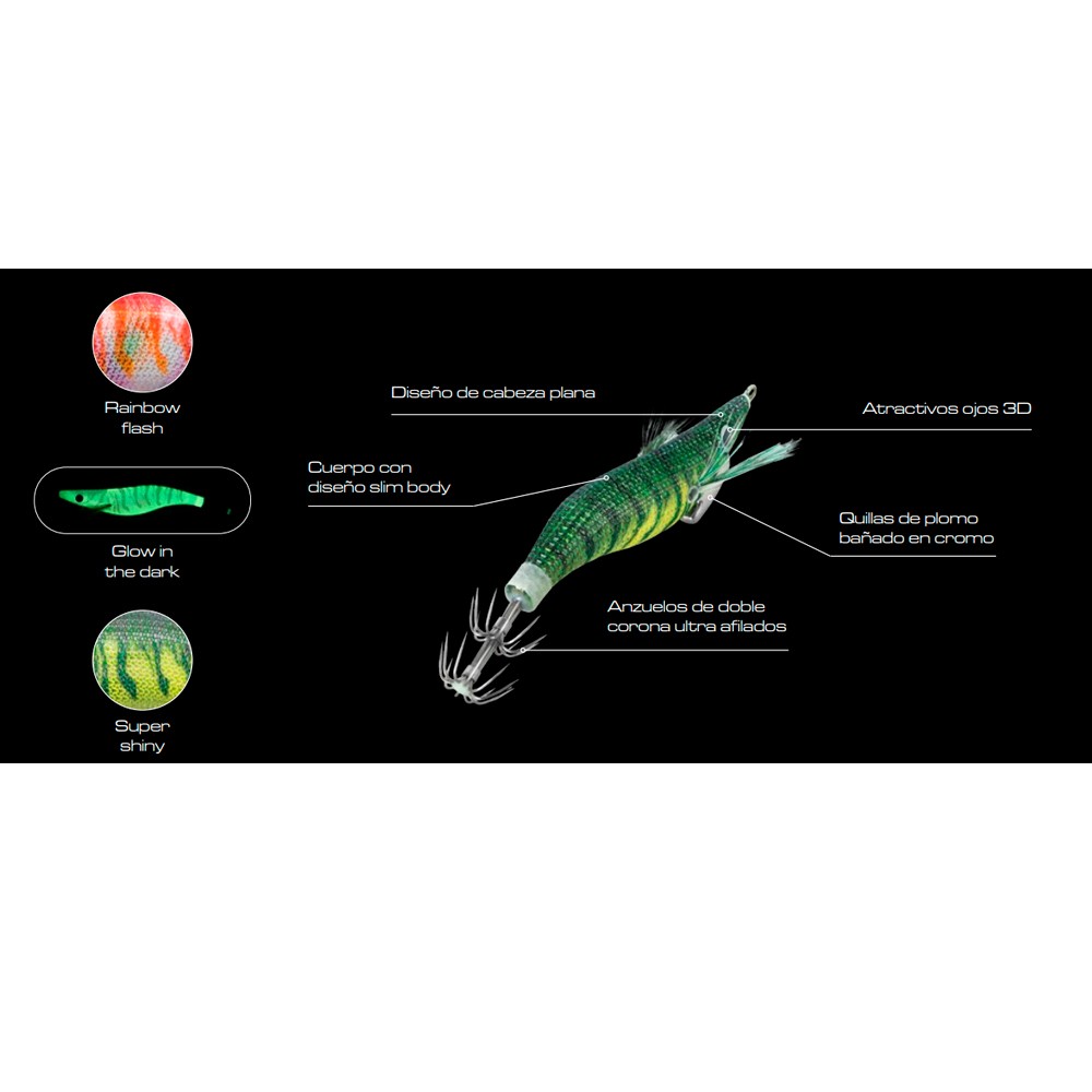 Comprar Señuelo Cinnetic Crafty Tiger Glow 3.0 color 1 red shrimp Señuelo Cinnetic Crafty Tiger Glow 3.0 color 1 red shrimp