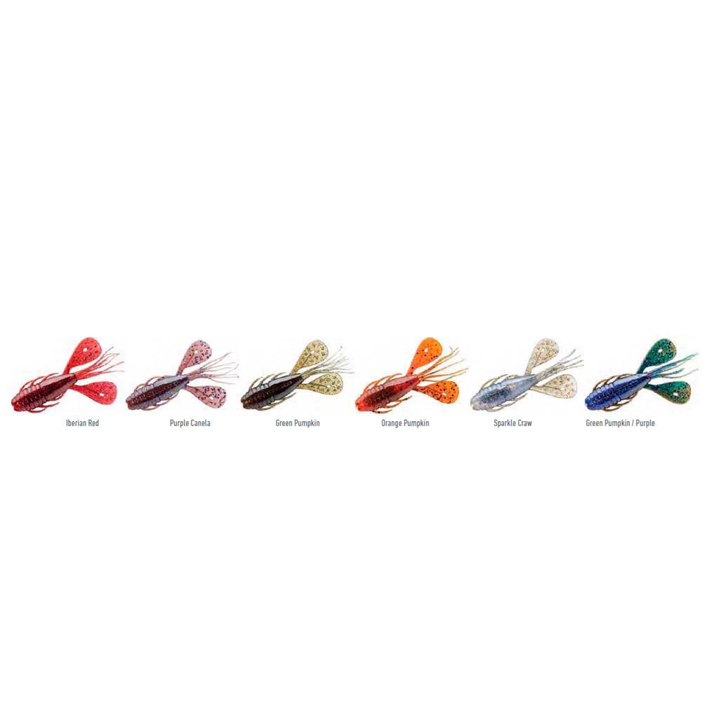 Señuelo Daiwa Prorex Both Craw 8.75cm 6pcs green pumpkin