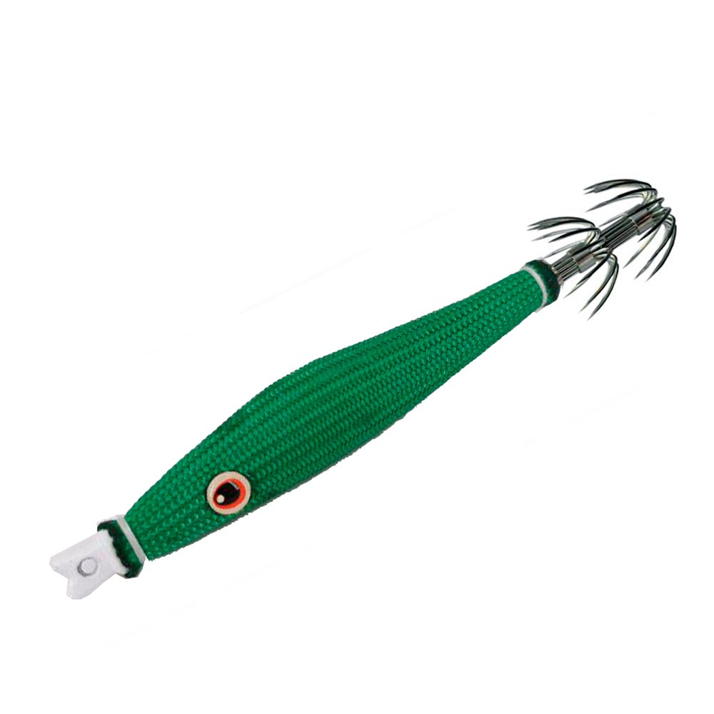 Señuelo DTD Lead Squid Jig Glavoc 2H 35gr 70mm green