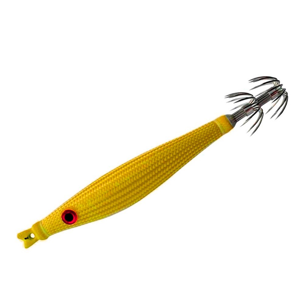 Señuelo DTD Lead Squid Jig Glavoc 2H 35gr 70mm yellow