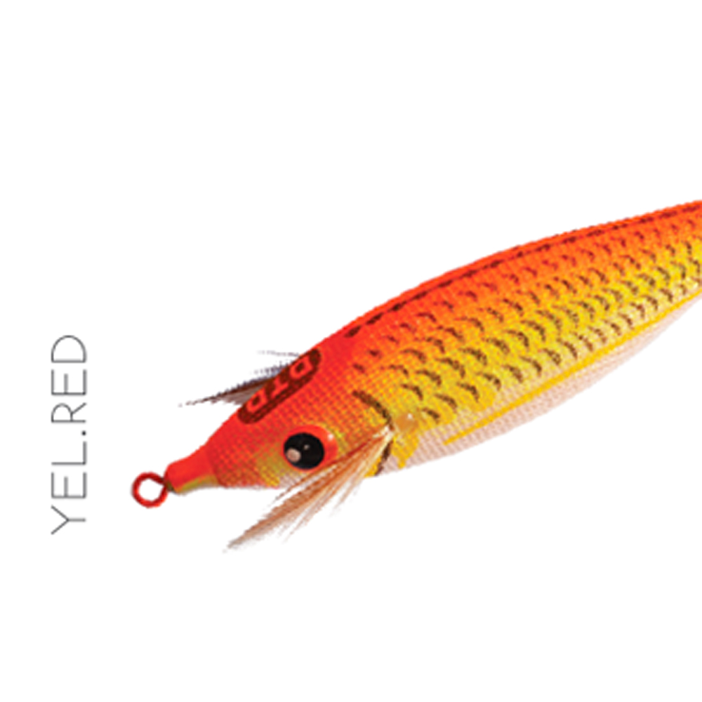 Señuelo DTD Trlja 2.5 yellow red