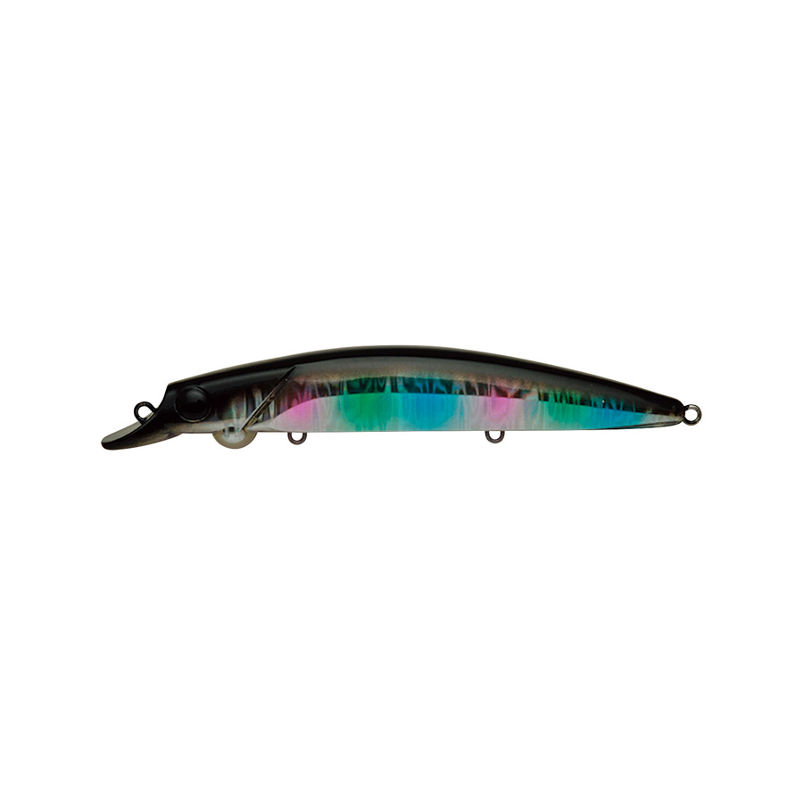 Señuelo Jado Erda Teufel 125 #09 black cotton candy
