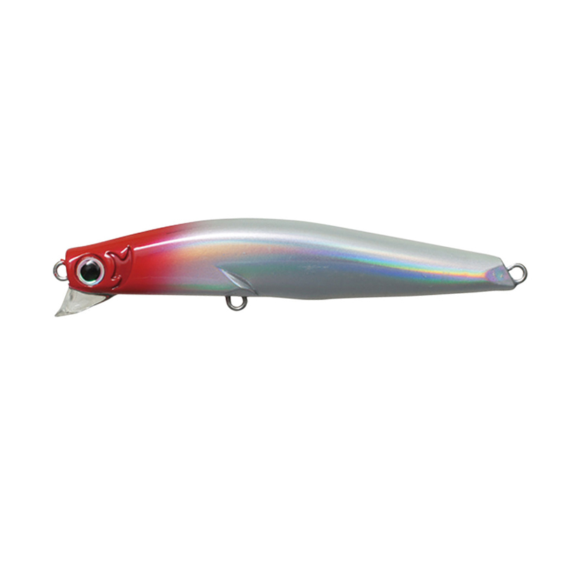 Señuelo Jado Gottsuan Minnow 125f #01 red head holo