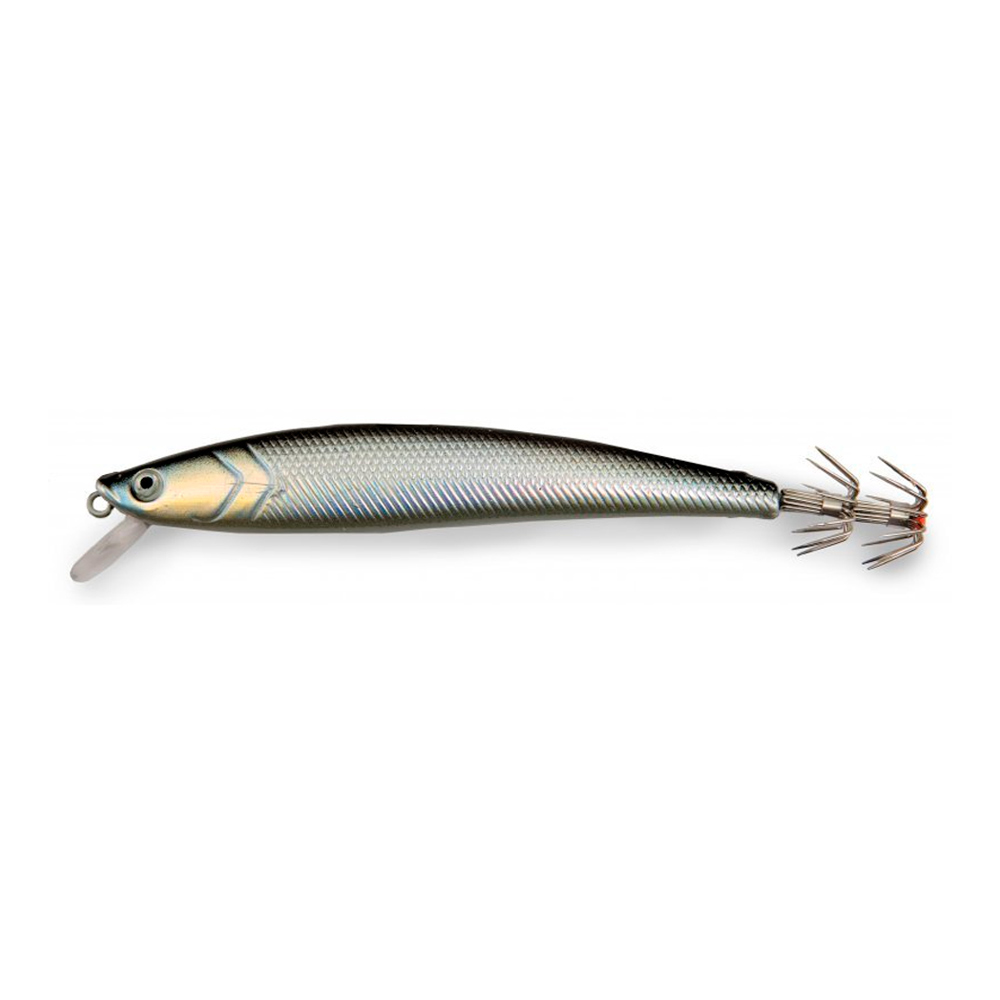 Señuelo LineaEffe Squid Troll Revolution 11cm black silver