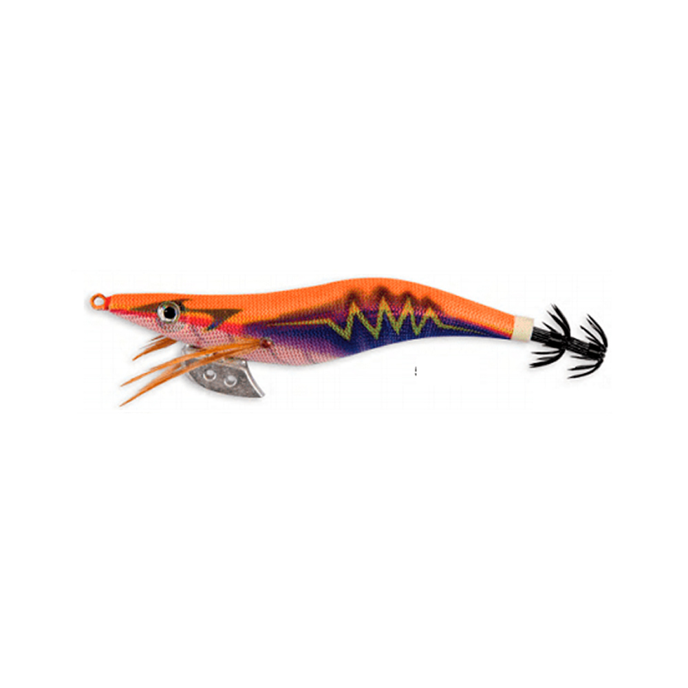 Señuelo LineaEffe Thunder squid jig orange blue s 3,0
