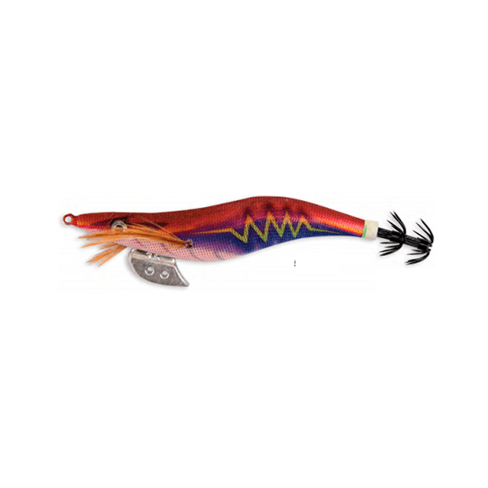 Señuelo LineaEffe Thunder squid jig red blue s 3,0